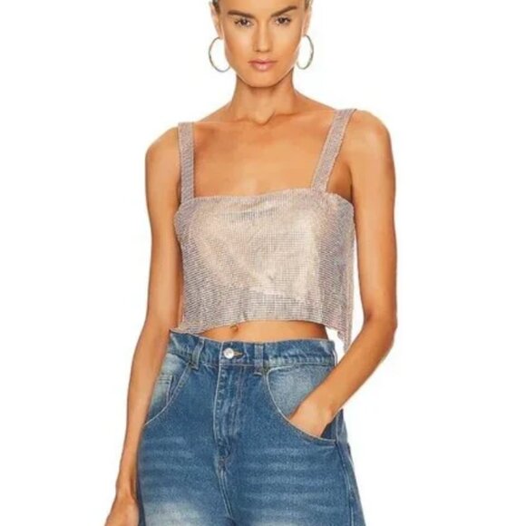 SNDYS AUDRINA TOP // GOLD - Picture 7 of 8